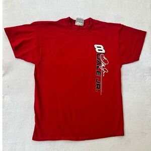 Winners Circle NASCAR T-Shirt Red Dale Earnhardt Jr Budweiser Vintage - Large